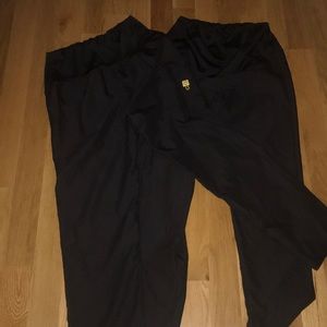 Two pairs of Maternity scrub pants Med.